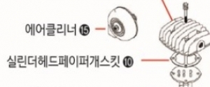 [UDT 컴프레서부품] 실린더헤드페이퍼개스킷 (48175)